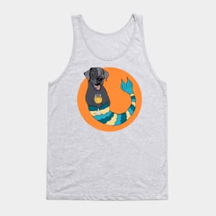 Friday the Black Lab Mermutt Tank Top